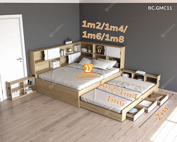 Giường mẹ bồng con thông minh nhiều kích thước mã BC.GMC11