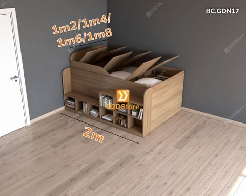 Giường đa năng thông minh nhiều kích thước mã BC.GDN17