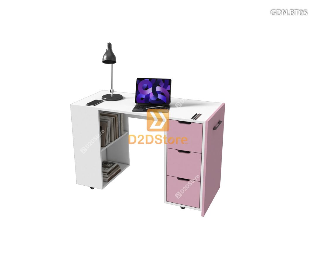  Giường ngủ kết hợp bàn học tủ áo GDN.BT05 