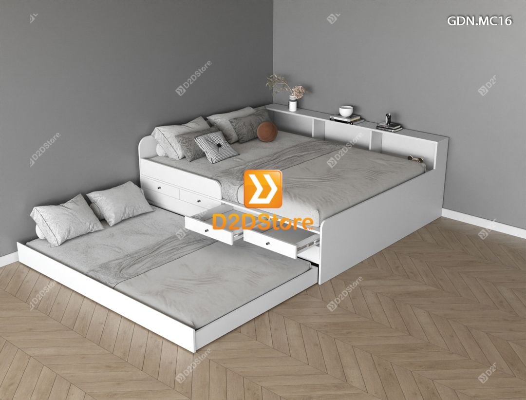  Giường kéo 2 tầng mẹ bồng con GDN.MC16 