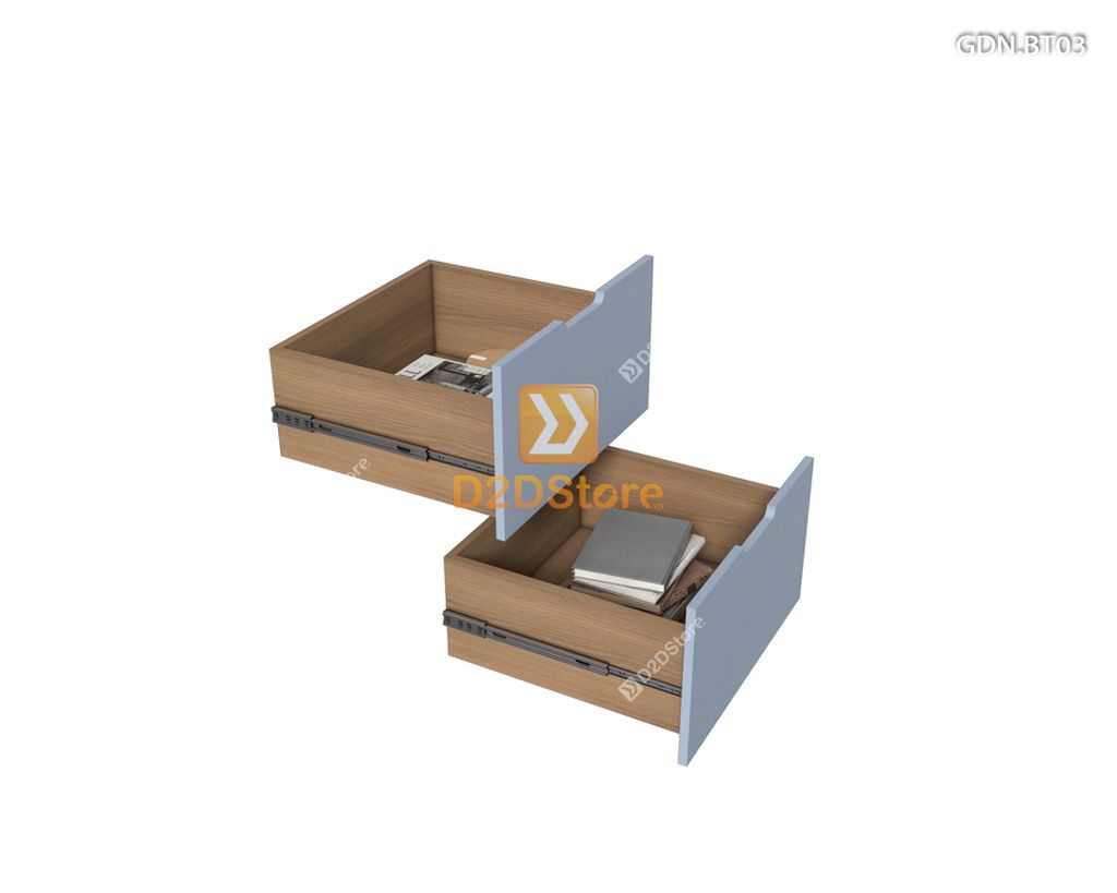 Giường ngủ kết hợp bàn học tủ áo GDN.BT03