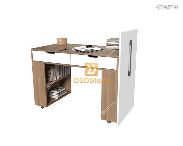 Giường ngủ kết hợp bàn học tủ áo GDN.BT01