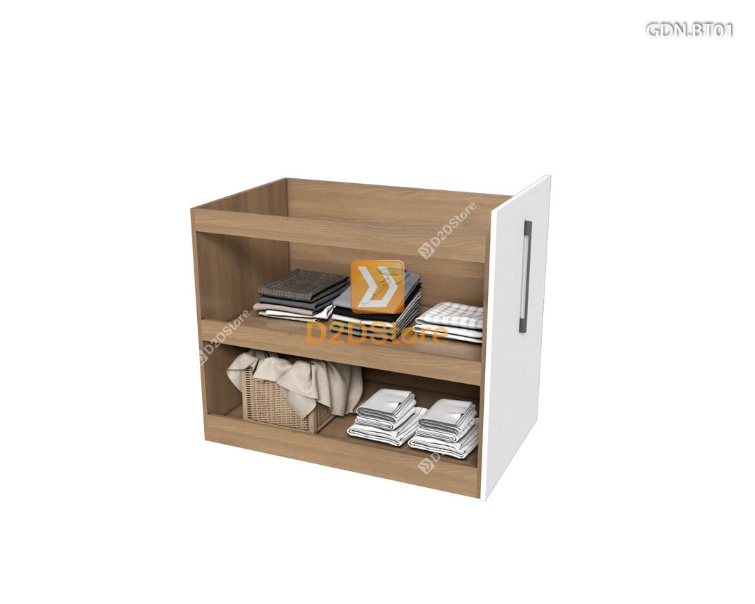  Giường ngủ kết hợp bàn học tủ áo GDN.BT01 