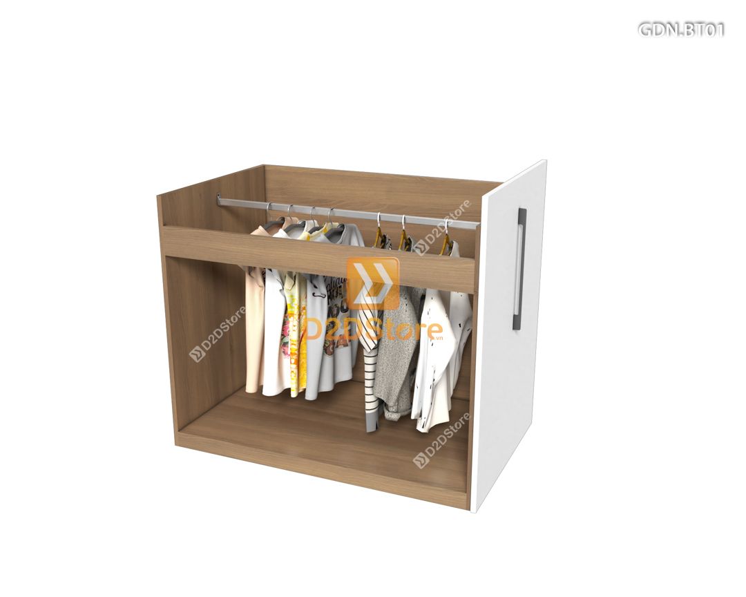  Giường ngủ kết hợp bàn học tủ áo GDN.BT01 