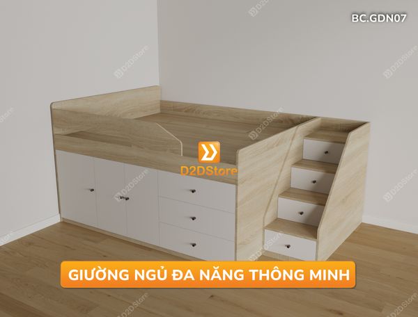 Giường đa năng thông minh nhiều kích thước mã BC.GDN07