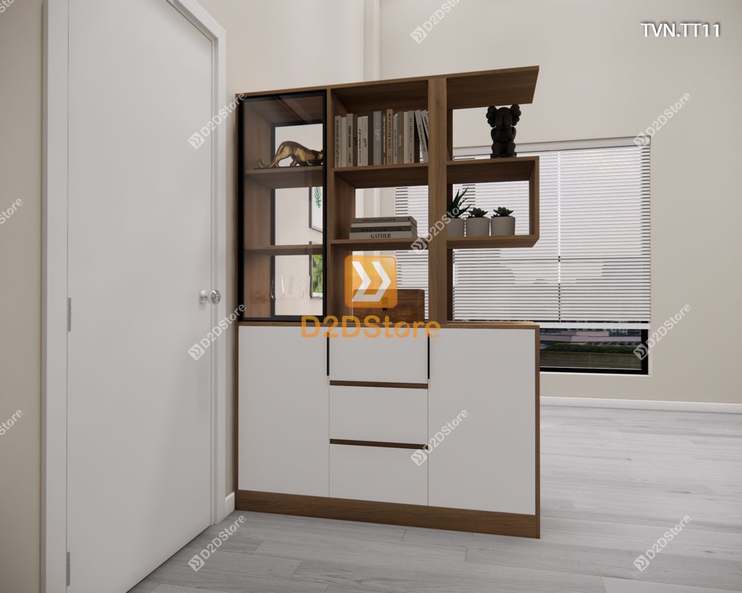  Kệ tủ vách ngăn trang trí TVN.TT11 