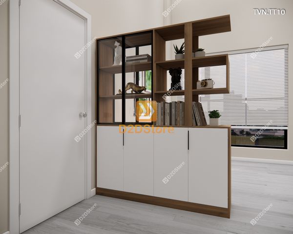 Kệ tủ vách ngăn trang trí TVN.TT10