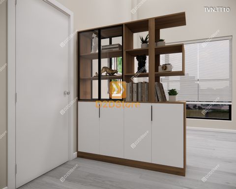 Kệ tủ vách ngăn trang trí TVN.TT10