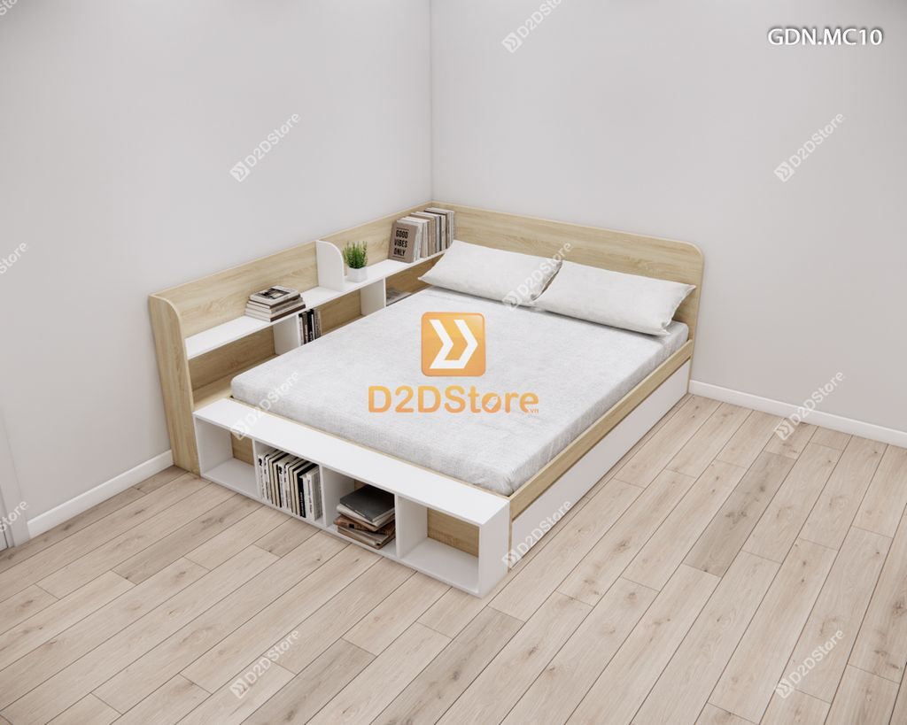 Giường kéo 2 tầng mẹ bồng con GDN.MC10