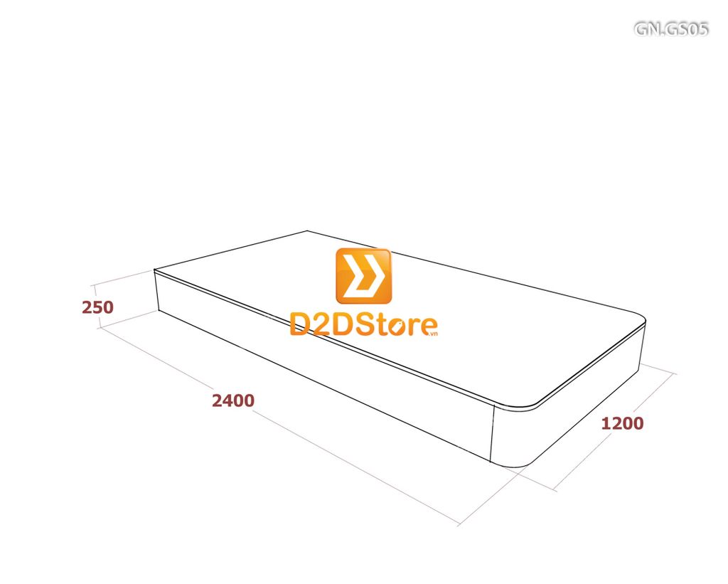 Giường ngủ dạng bục đa năng GN.GS05
