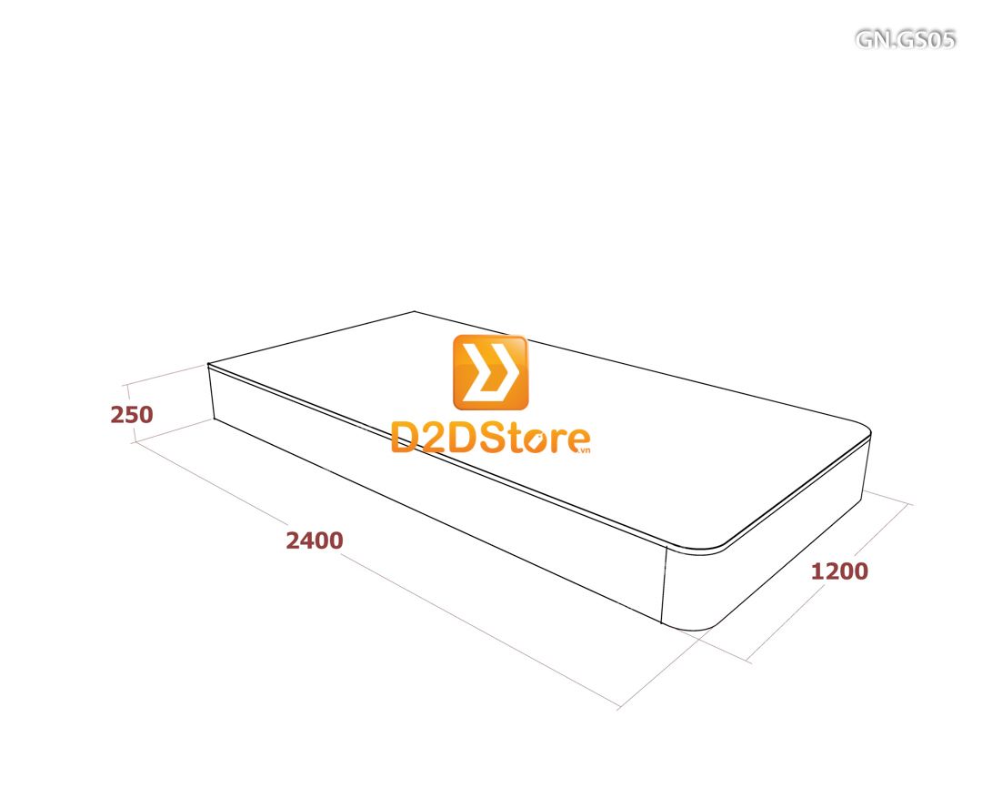  Giường ngủ dạng bục đa năng GN.GS05 