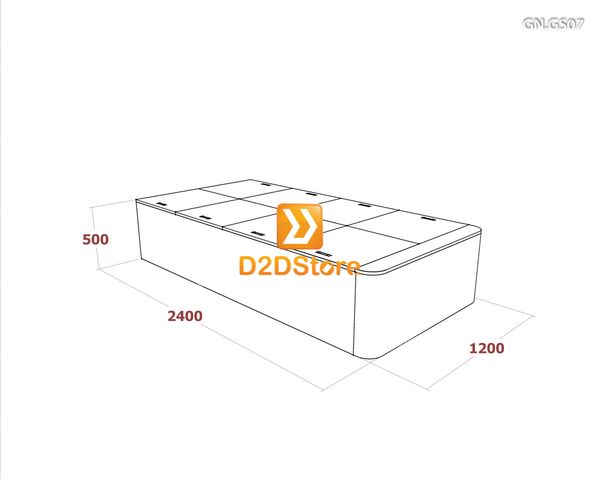 Giường ngủ dạng bục đa năng GN.GS07