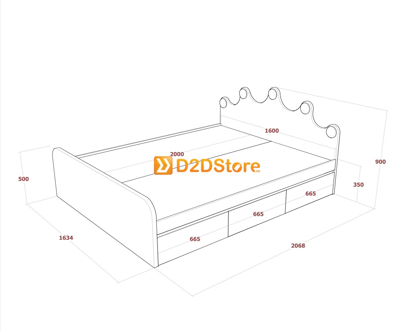  Bộ giường tủ phòng ngủ bé trai BTG.BT03 