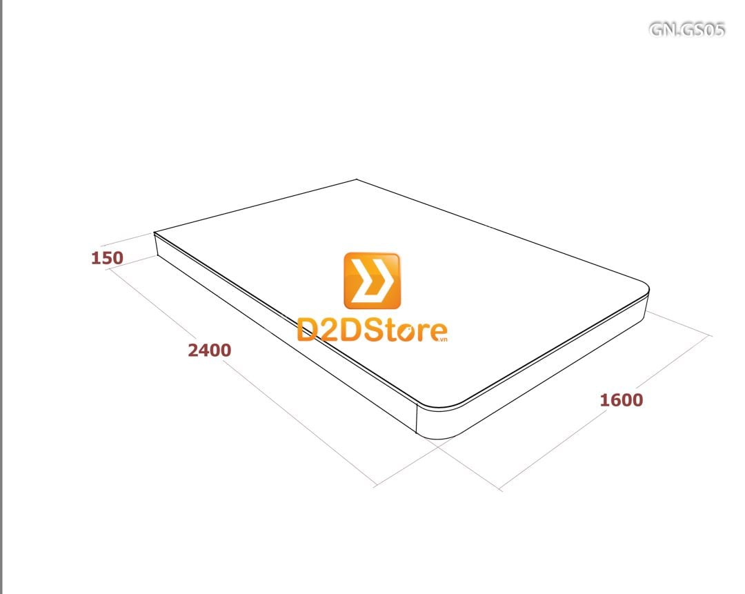  Giường ngủ dạng bục đa năng GN.GS05 