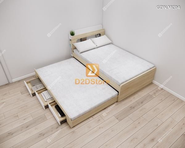 Giường kéo 2 tầng mẹ bồng con GDN.MC04