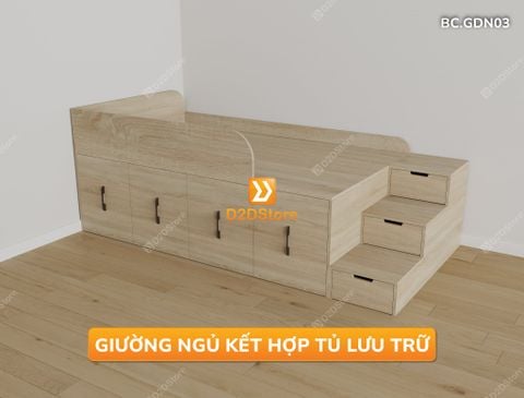 Giường đa năng thông minh nhiều kích thước mã BC.GDN03
