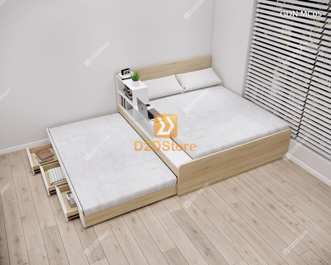  Giường kéo 2 tầng mẹ bồng con GDN.MC05 