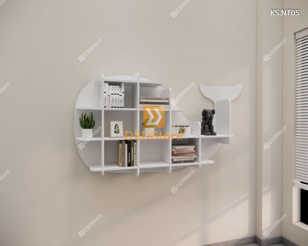 Kệ trang trí nghệ thuật KS.NT05
