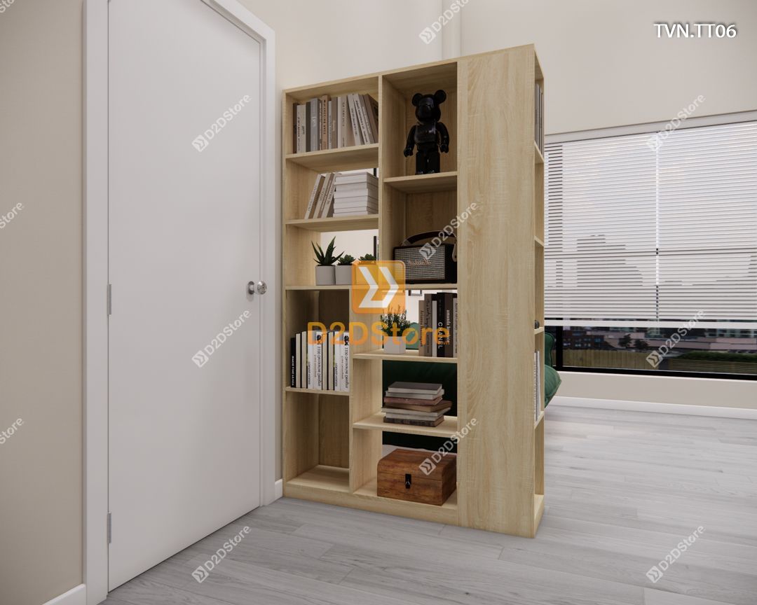  Kệ tủ vách ngăn trang trí TVN.TT06 