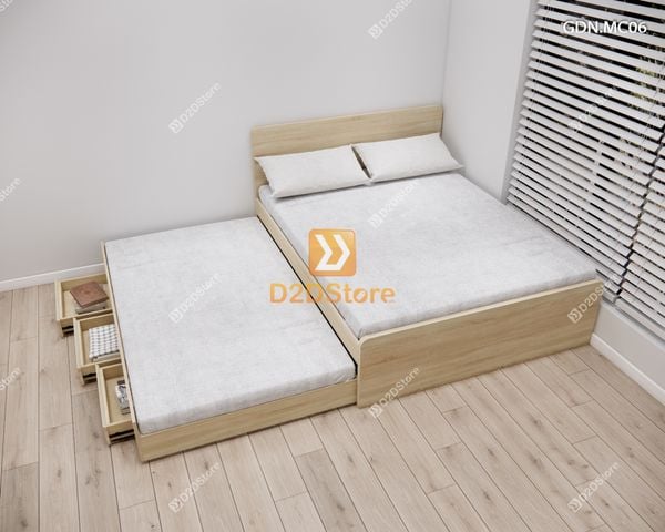 Giường kéo 2 tầng mẹ bồng con GDN.MC06