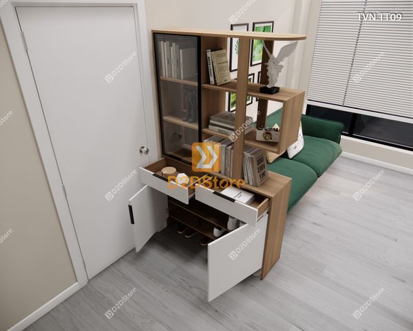 Kệ tủ vách ngăn trang trí TVN.TT09