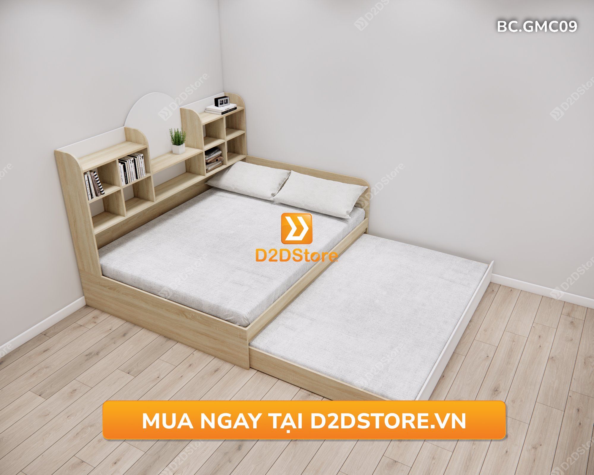  Giường mẹ bồng con thông minh nhiều kích thước mã BC.GMC09 