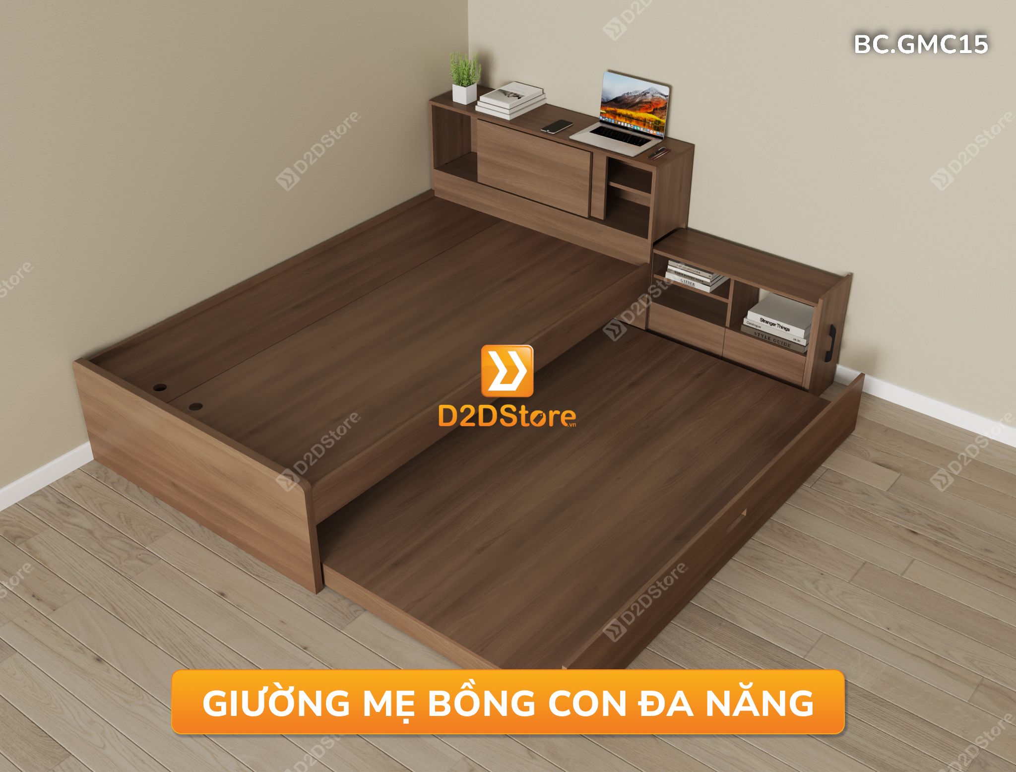  Giường mẹ bồng con thông minh nhiều kích thước mã BC.GMC15 