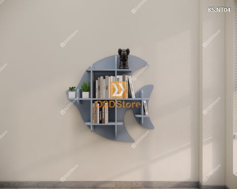 Kệ trang trí nghệ thuật KS.NT04