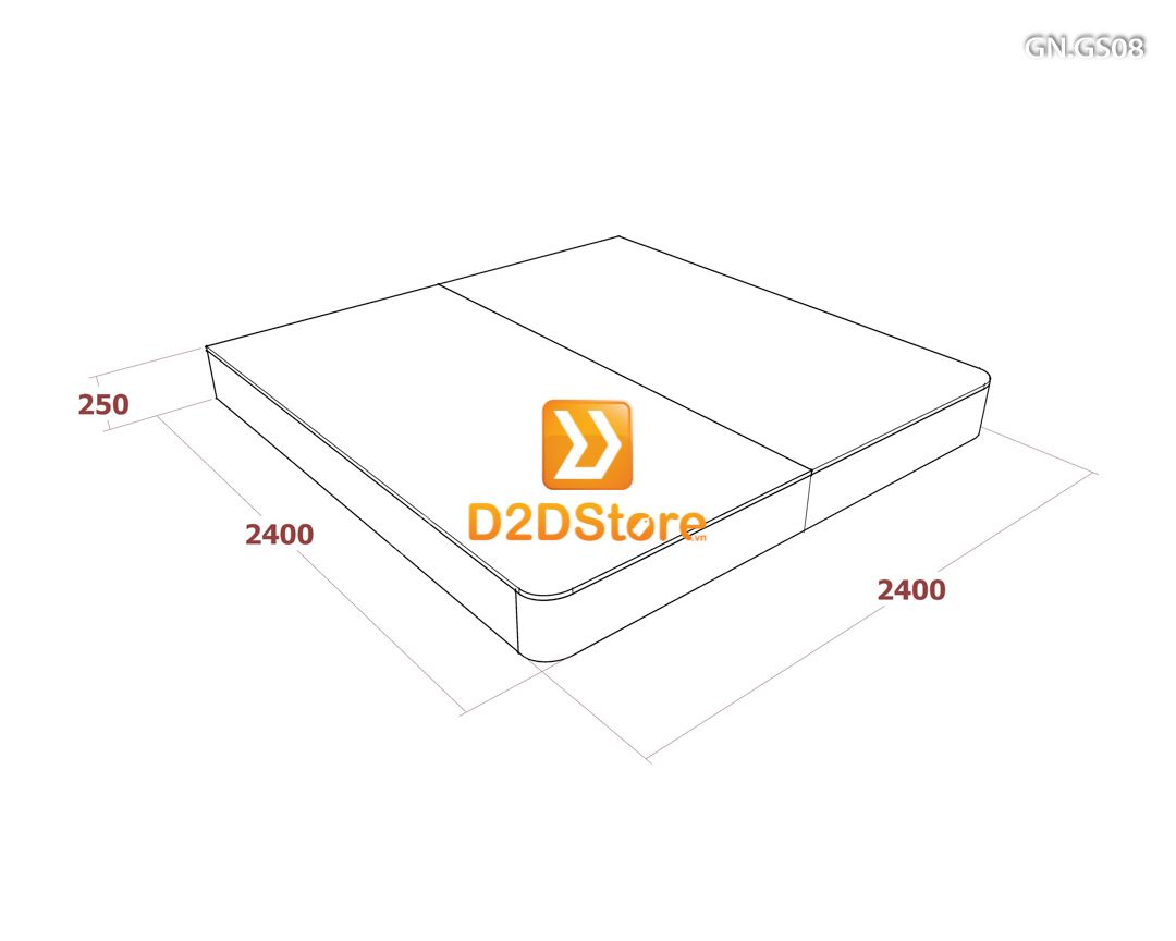  Giường ngủ dạng bục đa năng GN.GS08 