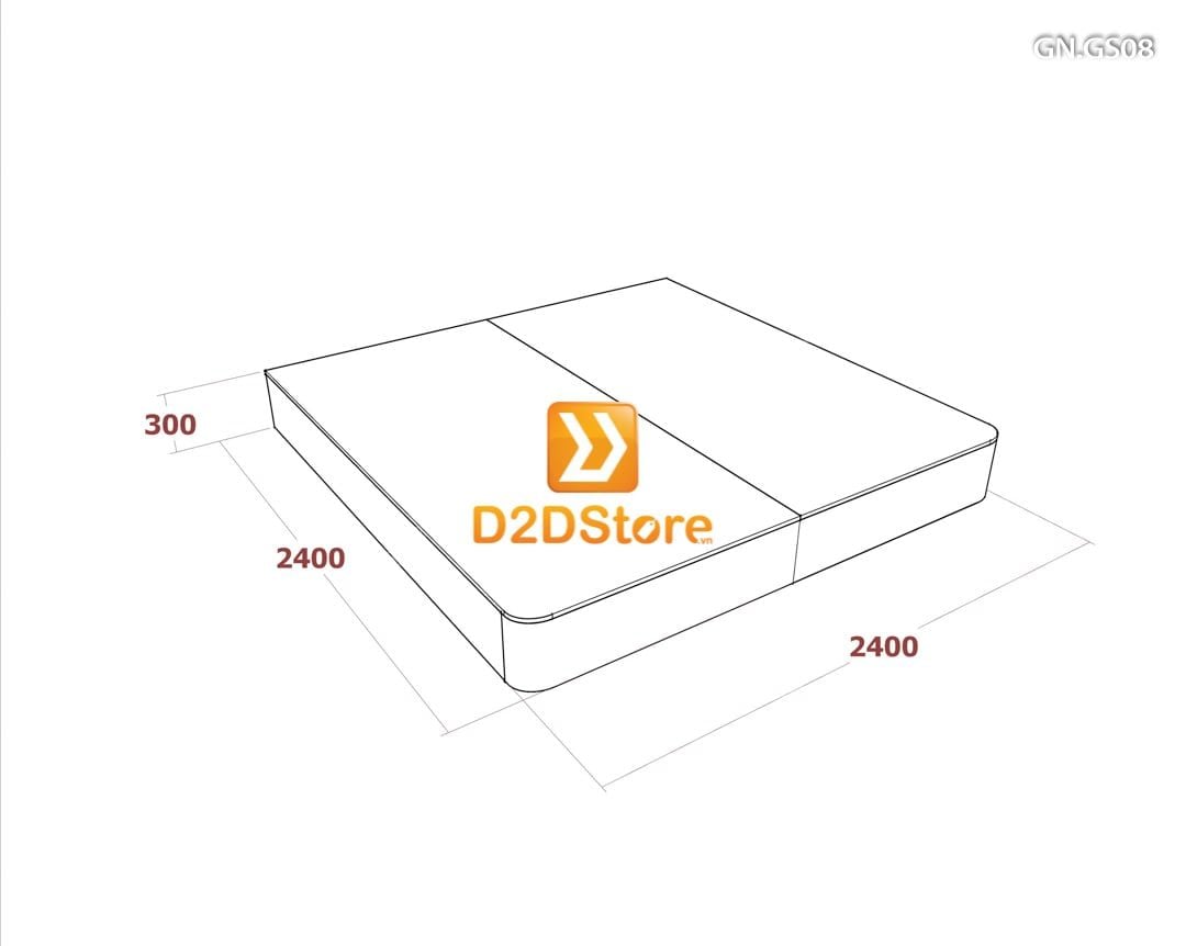  Giường ngủ dạng bục đa năng GN.GS08 