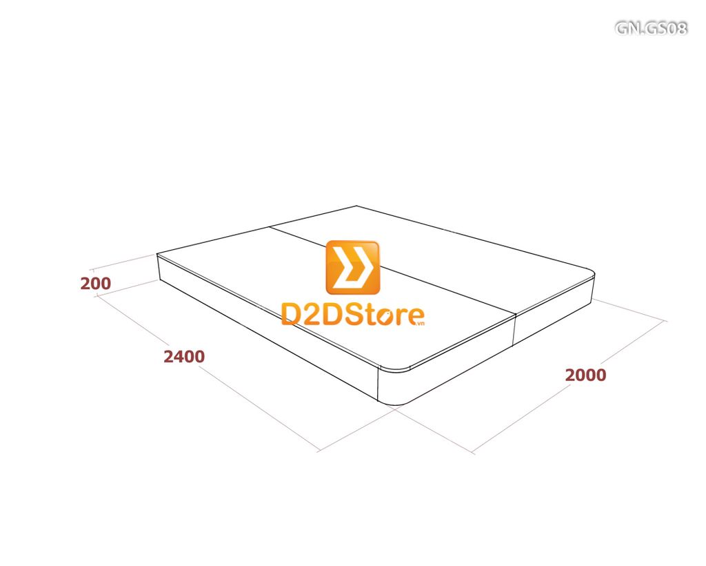 Giường ngủ dạng bục đa năng GN.GS08