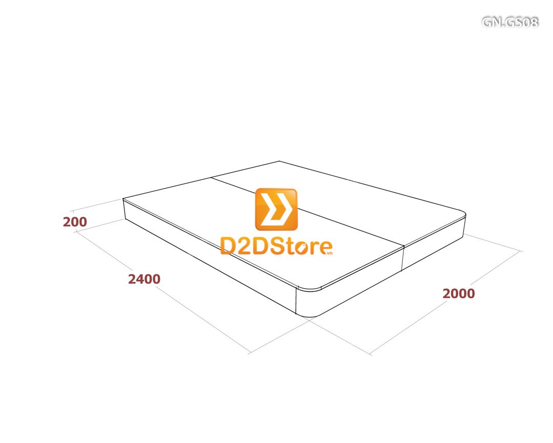  Giường ngủ dạng bục đa năng GN.GS08 
