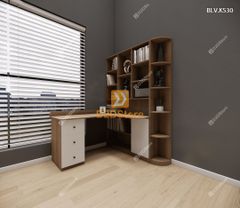 Bàn làm việc kết hợp kệ sách BLV.KS30