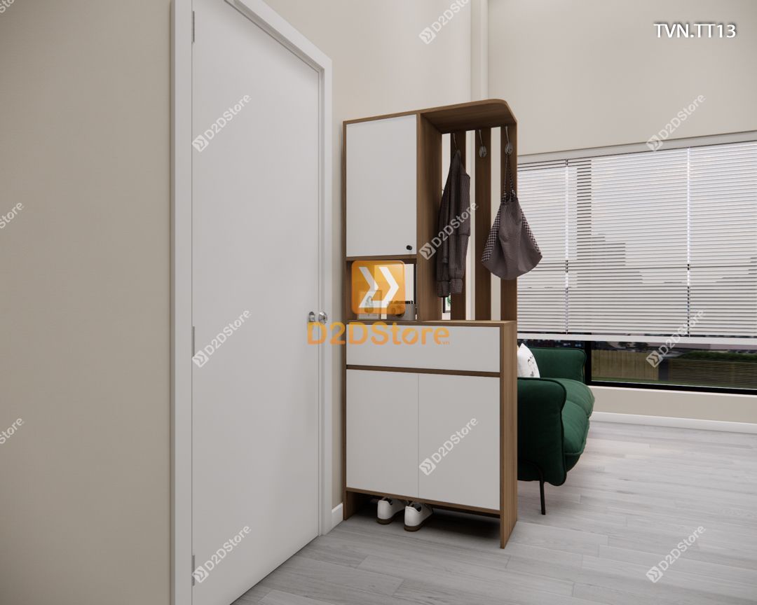  Kệ tủ vách ngăn trang trí TVN.TT13 