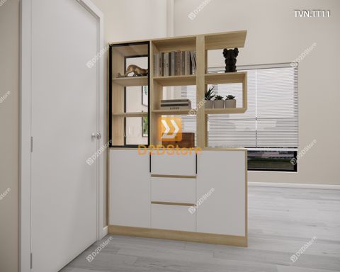 Kệ tủ vách ngăn trang trí TVN.TT11