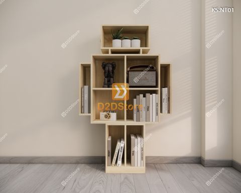 Kệ trang trí nghệ thuật KS.NT01