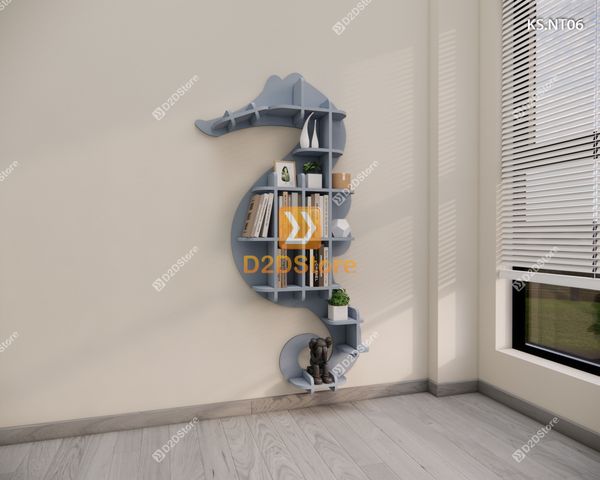 Kệ trang trí nghệ thuật KS.NT06