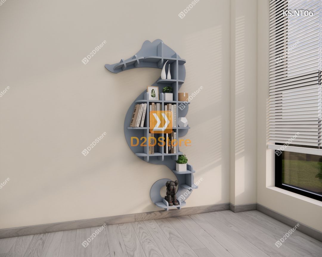  Kệ trang trí nghệ thuật KS.NT06 