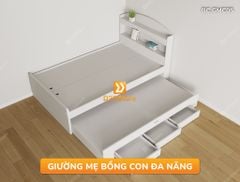 Giường kéo 2 tầng mẹ bồng con nhiều kích thước mã BC.GMC05
