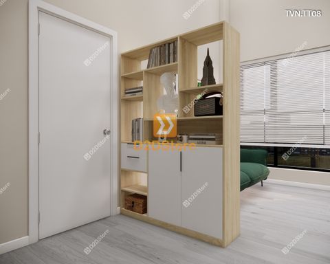 Kệ tủ vách ngăn trang trí TVN.TT08