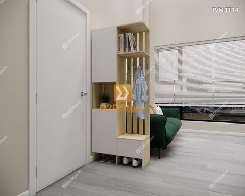 Kệ tủ vách ngăn trang trí TVN.TT14