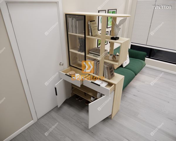 Kệ tủ vách ngăn trang trí TVN.TT09