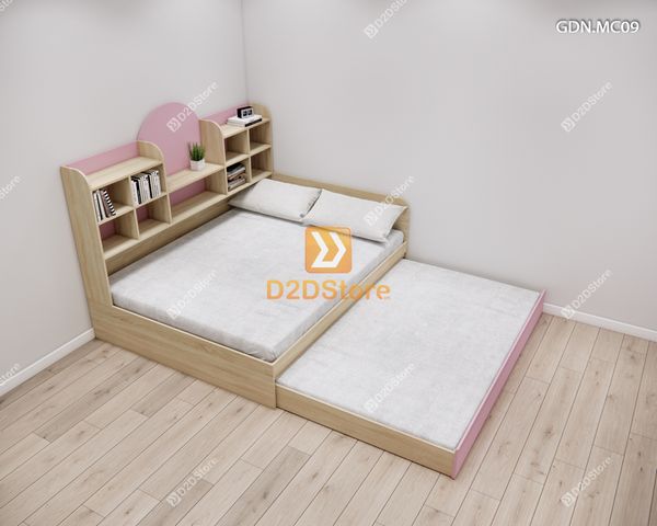 Giường kéo 2 tầng mẹ bồng con GDN.MC09