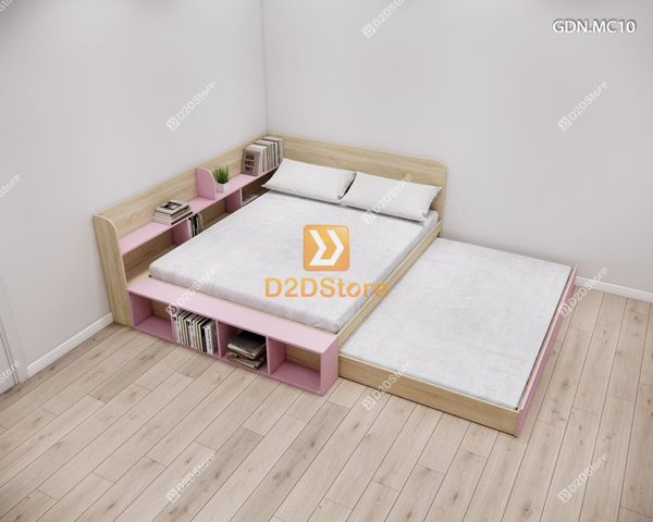 Giường kéo 2 tầng mẹ bồng con GDN.MC10