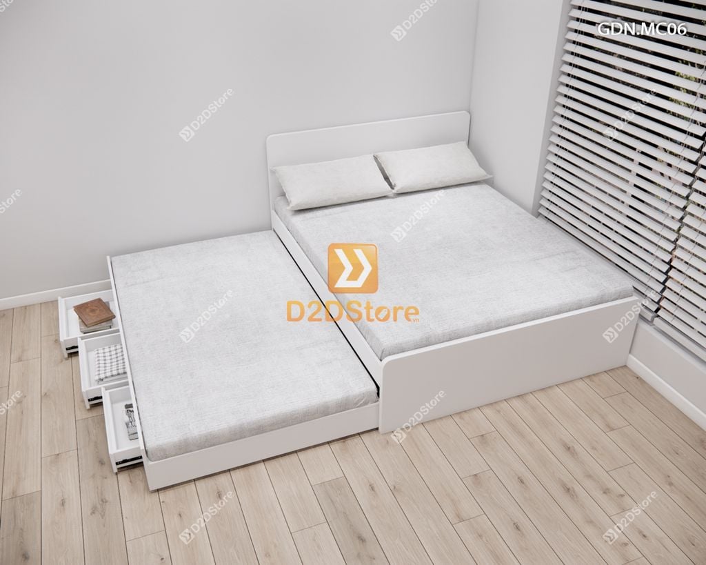 Giường kéo 2 tầng mẹ bồng con GDN.MC06