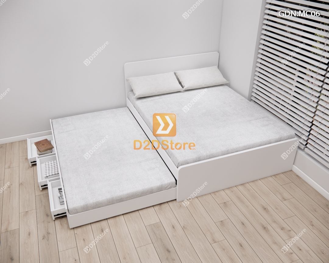  Giường kéo 2 tầng mẹ bồng con GDN.MC06 