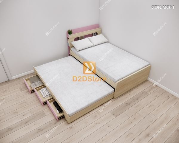 Giường kéo 2 tầng mẹ bồng con GDN.MC04