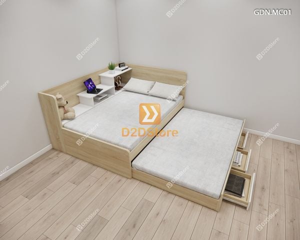 Giường kéo 2 tầng mẹ bồng con GDN.MC01