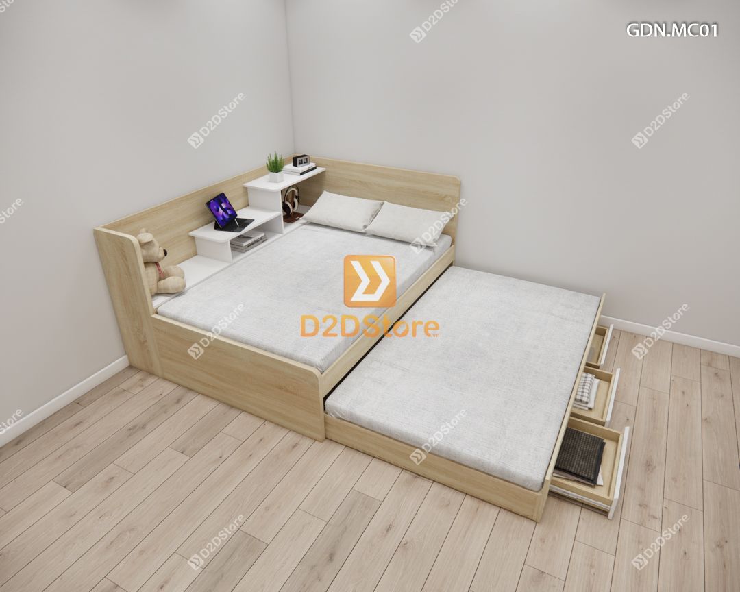  Giường kéo 2 tầng mẹ bồng con GDN.MC01 