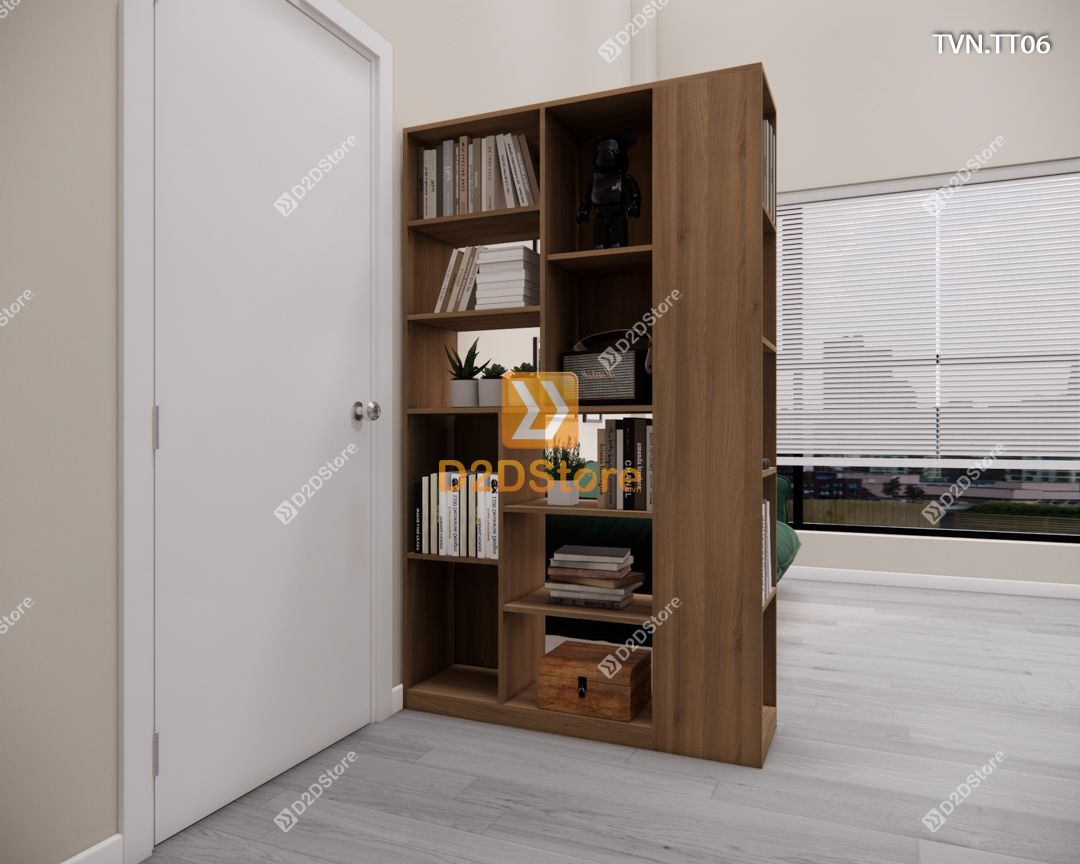  Kệ tủ vách ngăn trang trí TVN.TT06 